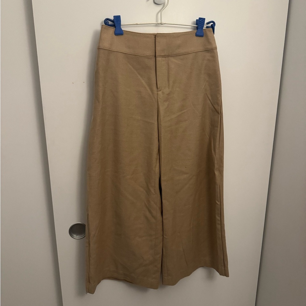 Club Monaco Tan Cropped Pants